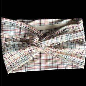 Extra Large Plaid Headband